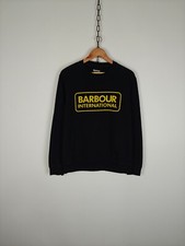 Barbour International Sweatshirt Crewneck Center Logo size M