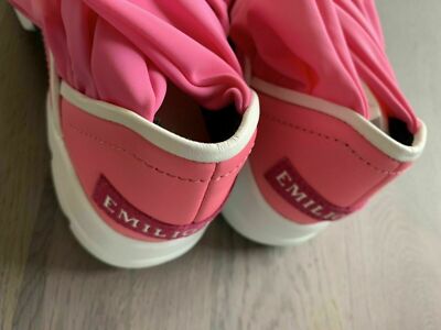 Emilio Pucci City Up Ruffle Trainers Slip-On Sneakers Shoes