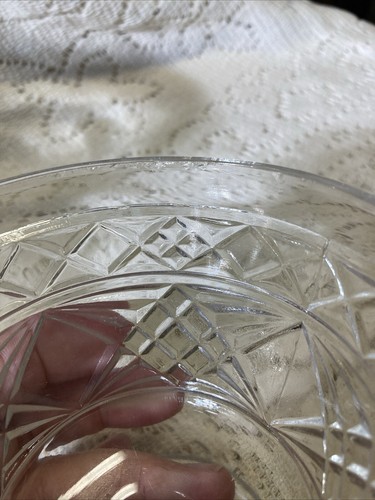 Vintage Clear Glass Hazel Atlas Big Top Peanut Butter Sherbet Glasses Lot of 7 - Picture 5 of 6