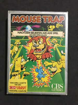 Mouse Trap CBS Coleco Vision Pal Germany Neu Nicht Versiegelt