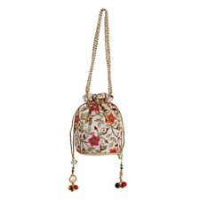 2pc Purse Bridal Potli Indian Evening Bag Ethnic Wedding bridal Hand Bag Gift