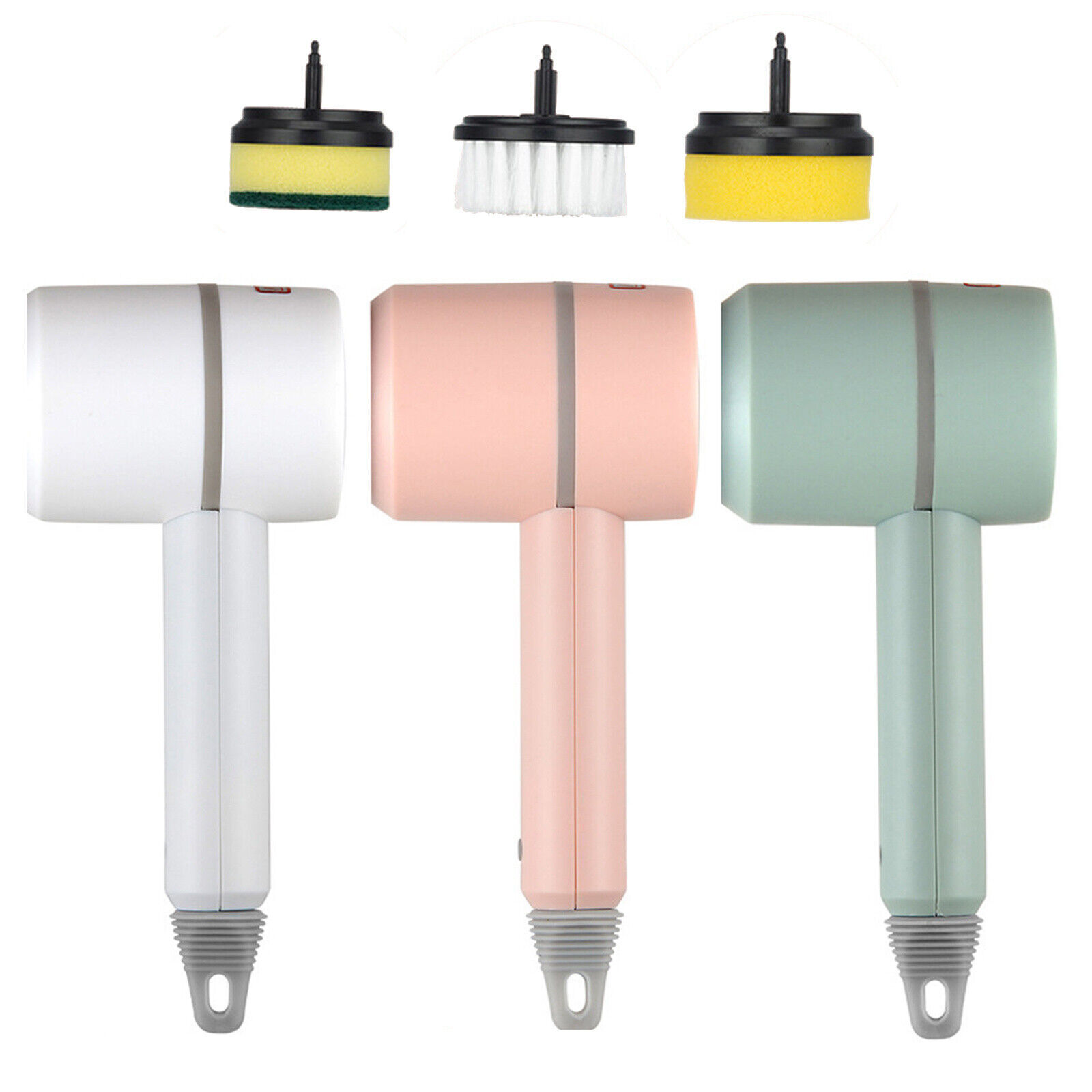 Multifunctional Electric Spin USB Rechargeable Kitchen Dishes Scrub Gun