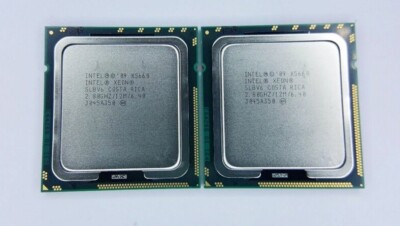 1pair  INTEL XEON HEX CORE X5660 SLBV6 2.8 GHZ 12MB 3200 MHZ 2PC PROCESSOR