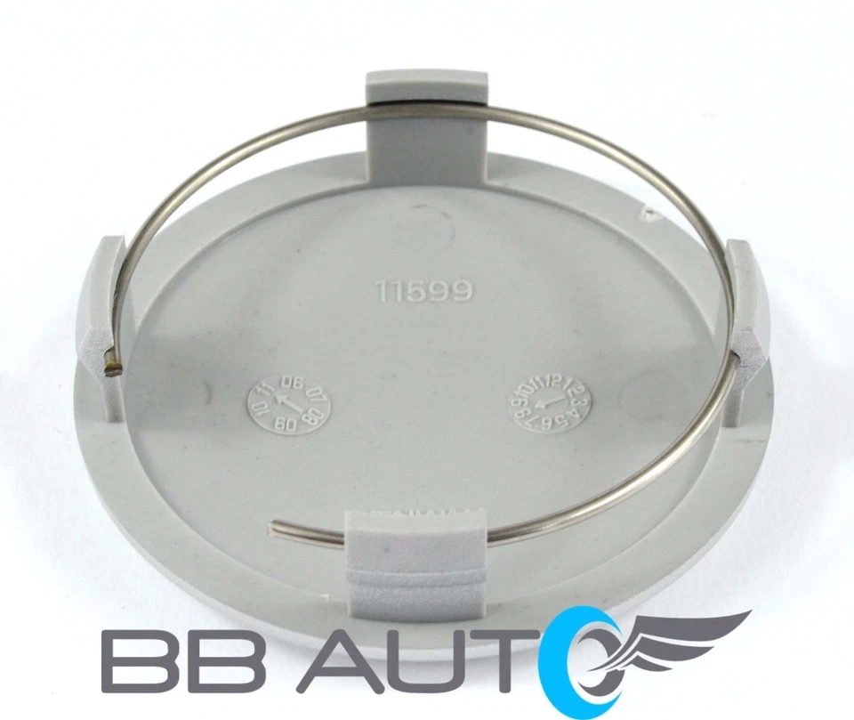 GMC SIERRA 1500 YUKON TAHOE ESCALADE NUEVA TAPA CENTRAL DE CUBO DE RUEDA PLATEADA 3,25 PULGADAS Foto 3 de 3