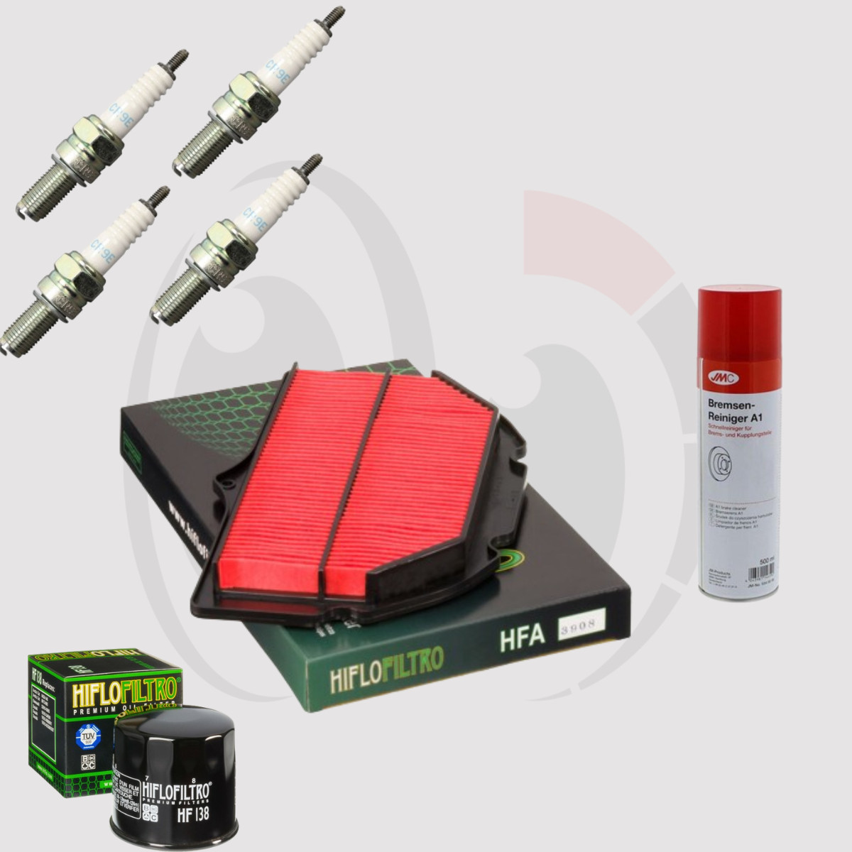 Kit maintenance Suzuki GSX-R 1000 01-04 avec filtres premium pour motards exigeants