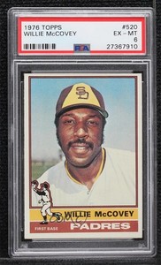 1976 Topps Willie McCovey #520 PSA 6 HOF