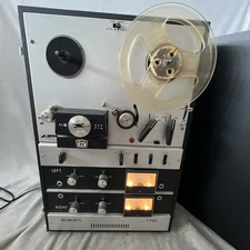 ROBERTS AKAI 771X REEL TO REEL TAPE PLAYER RECORDER, Tested With Out Tape