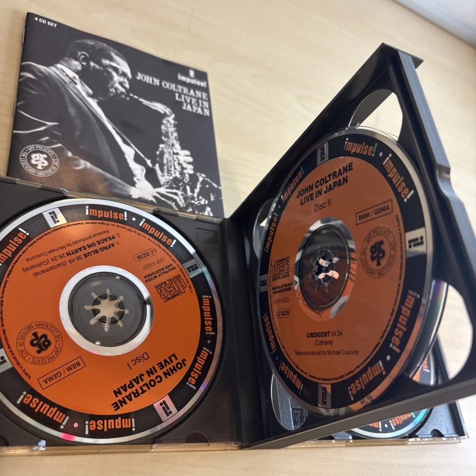 John Coltrane – Live In Japan, Free & Avante-garde Jazz (4-CD Set, 1991) Mint - Bild 4 von 4