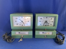 Acroprint Time Recorder Co. 150NR4 Tested Working With Keys * Read Description *