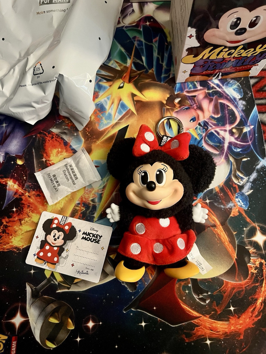 Pop Mart Disney Mickey Family Together Series Plush Keychain Pop Mart Disney Mickey Family Together Series Plush Keychain