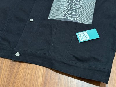 RAF SIMONS RS JOY DIVISION SUBSTANCE OVERSIZED DENIM JACKET BLACK