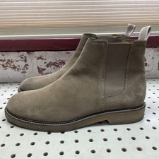 Hugo Boss Chelsea Ankle Boots Men s Size 43EU 9.5US Suede Tan Portugal