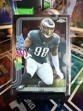 2025 Topps Chrome NFL - Jalen Carter Future Stars Refractor - Eagles SP FS-25