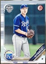 2019 Topps Holiday Bowman #TH-ES Evan Steele Baseball EX
