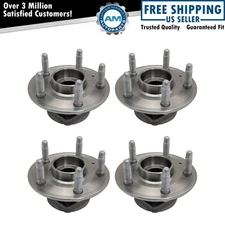 Wheel Hub Bearings Assembly Set Front & Rear Fits Cadillac Chevrolet