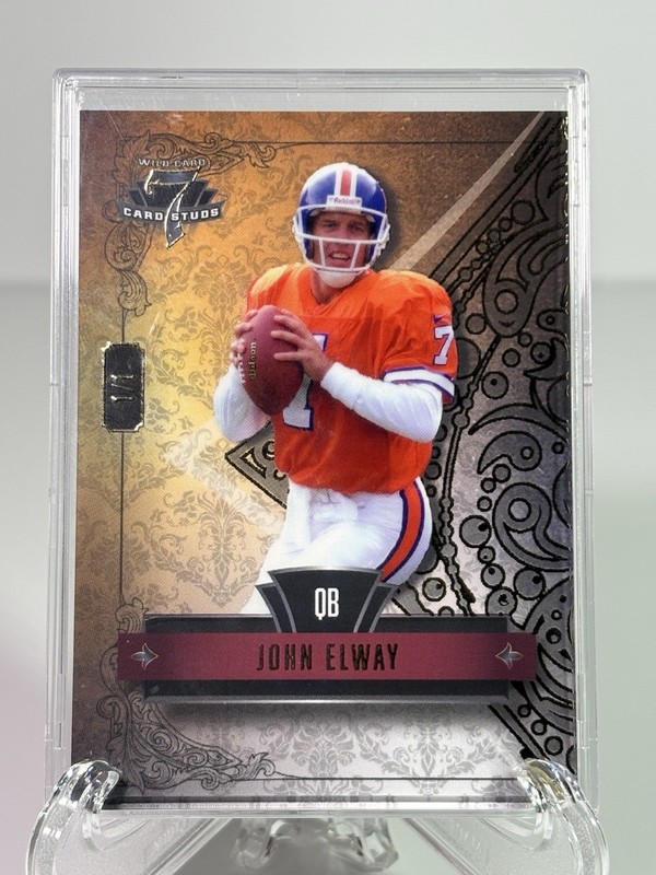 2026 Wild Card 7 Card Studs John Elway 1/1
