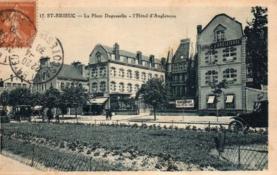 CPA 22 - SAINT-BRIEUC (C. d'Armor) - 17. Place Duguesclin - Hôtel d'Angleterre