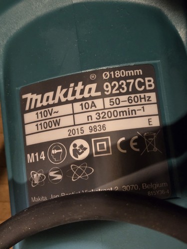 LAST ONE! 110v MAKITA Polisher 7" 180mm sander car buffer 9237CB polishing - Afbeelding 5 van 5