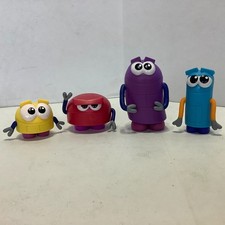 Lot of 4 Fisher-Price Story Bots Storybots Robot Figures