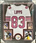 Louis Lipps Autographed Custom Pink Steelers Framed Jersey JSA