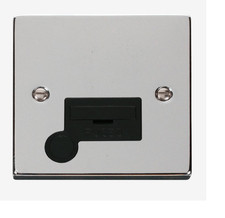 Click Deco Unswitched Fused Spur VPCH050BK POLISHED CHROME