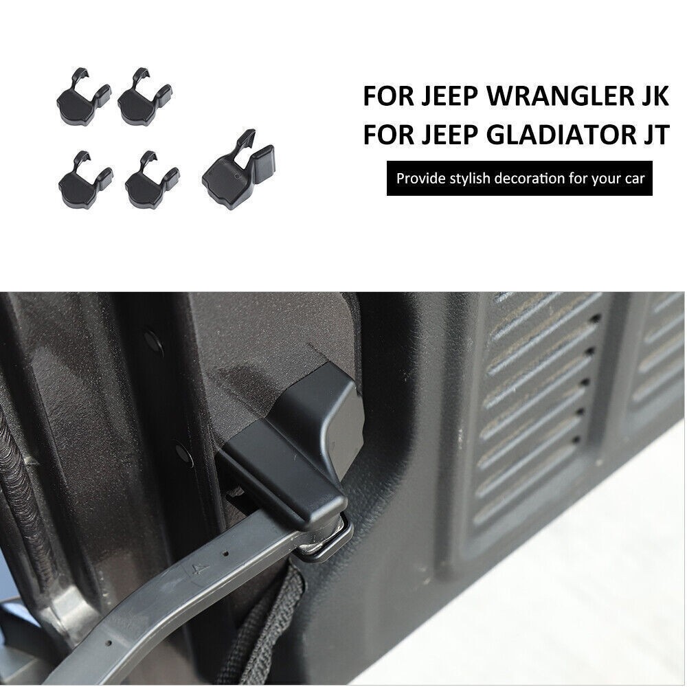 Door Limiting Stopper Protective Cover Trim for Jeep Wrangler JL JT Accessories