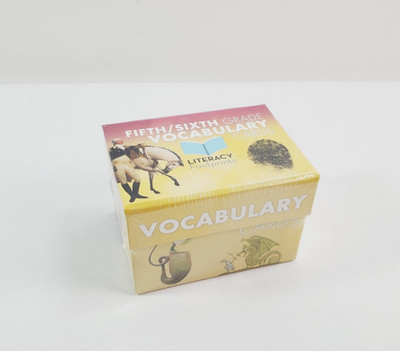 Literacy Footprints Vocabulary Box for Fifth Sixth Grade Cards Pioneer Valley