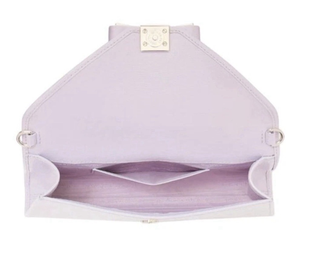 Kate Spade New York Morgan Bow Envelope Flap Crossbody Bag in Violet Spritz. NEW thumbnail 7