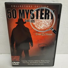 50 Mystery Classics 5 Disc Collectors Edition (DVD, 2010) Like new!