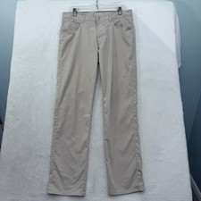 Peter Millar EB66 Pants Mens 34x32 Beige Golf Performance Preppy Casual