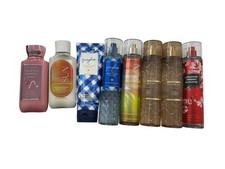 Lot Of 8 Bath  Body Works Body Splashes, Lotion, Shower Gel
