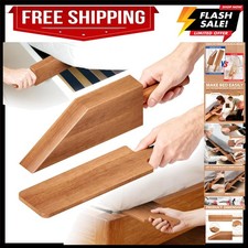 Mattress Lifter  Bed Maker Tool Set for Changing Sheets, Acacia Wood