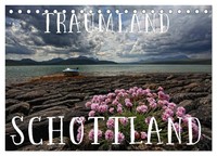 Traumland Schottland (Tischkalender 2026 Din A5 Quer), Calvendo Monatskalender