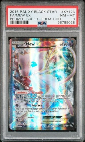 Mew-EX graded PSA 8 for sale on eBay