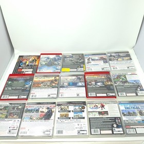 Sony PlayStation 3 PS3 Video Game Lot Of 15 Video Games Sports First Person