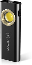 Pocket Flashlight - 1000 Lumens EDC Flashlight Rechargeable with Two Magnetic Ba