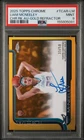 2025-26 Topps Chrome Rookie Auto Liam McNeeley Gold /50 (AU, RC) PSA 9
