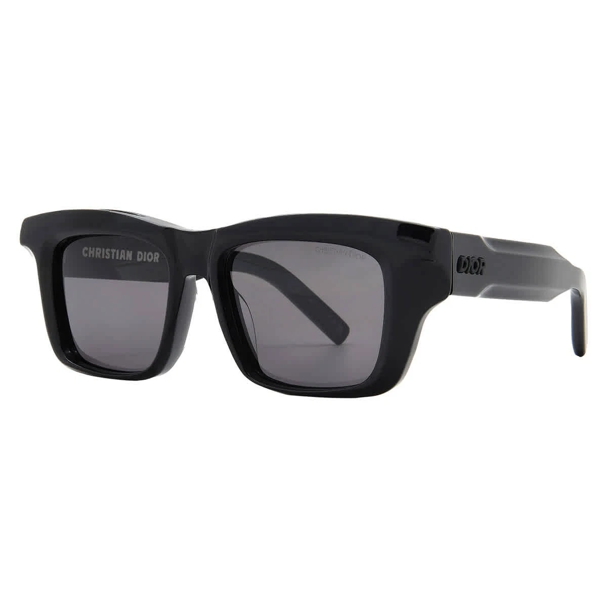 Dior Men’s Black Frame Sunglasses with Gray Gradient Lenses DioRibbon A1I Black Pilot Sunglasses | DIOR main image 3