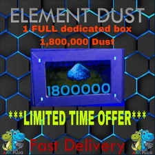 1 X Dedi of Element Dust Ark Survival Ascended PVE Fast Delivery