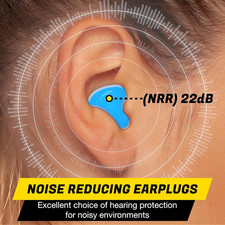 12 Pair Moldable Earplugs Silicone - Small Wax Ear Plugs for Sleeping Noise C...