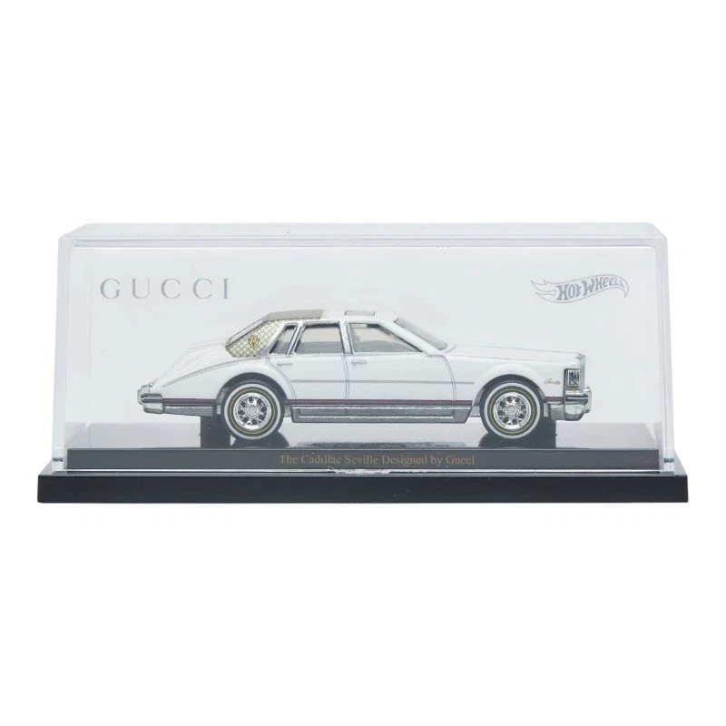 Gucci Hot Wheels Cadillac Seville Limited Mini Car w/Box Used - Image 3 of 4