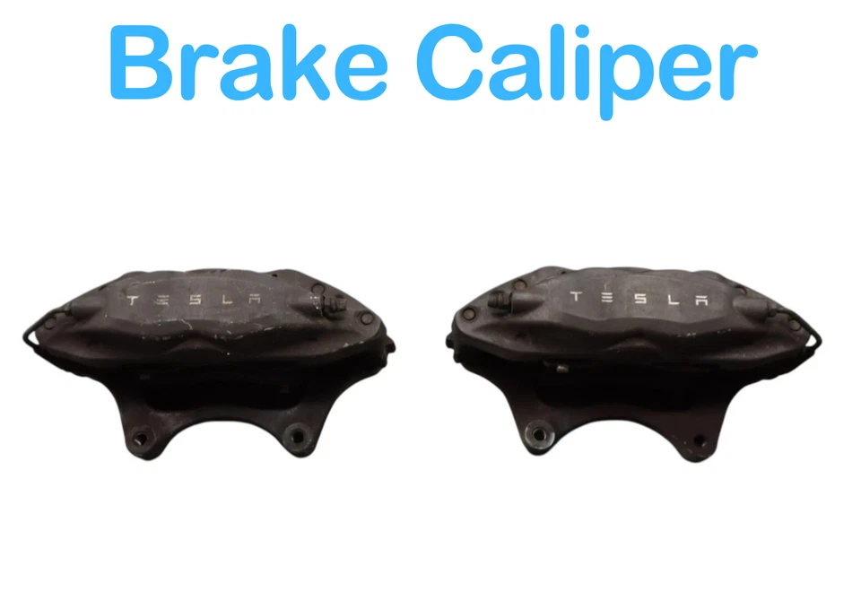 Pinza de freno de estacionamiento delantera izquierda y derecha Tesla Model S 12-16 1042640 OEM Foto 3 de 4