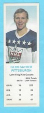 1970-71 Dad's Cookies Glen Sather Pittsburgh Penguins! MINT!  *SET BREAK*