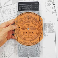 Aviation Plotter Calibrated Scale Markings Intuitive Interface For Pilots