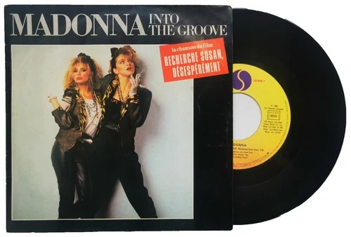 MADONNA 7" Into The Groove FRENCH 1985 Or. VINYL Top Title Sleeve w Red Faux SKR