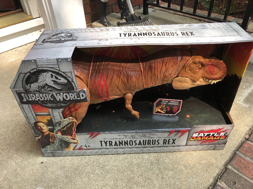 Jurassic World Roarin' Super Colossal Tyrannosaurus Rex Battle
