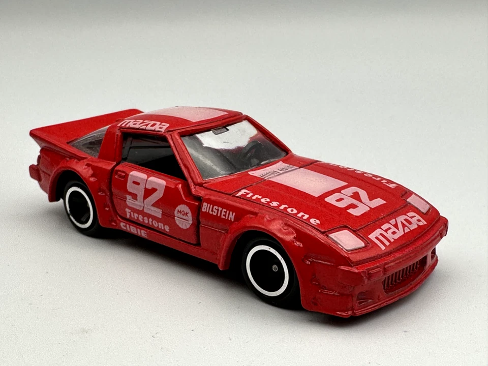 TOMICA POCKET CARS #74 MAZDA SAVANNA RX-7 RACING, ROJO, 1:64, EXCELENTE Foto 2 de 4
