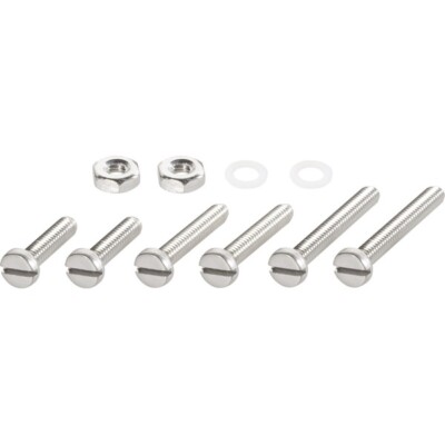 Analogis Tonabnehmer Schrauben Set silber für alle Halb-Zoll Systeme 4101