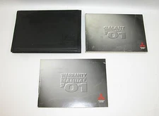 2001 Mitsubishi Galant Factory Original Glovebox Owners Manual Book Portfolio