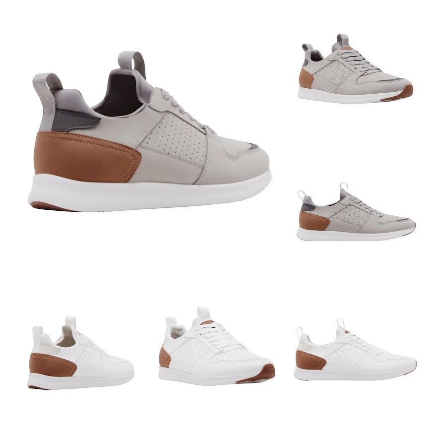 Gray , White  Steve Madden Men's  Jogger Sneaker